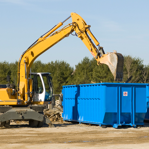 are there any restrictions on where a residential dumpster can be placed in Lyle WA